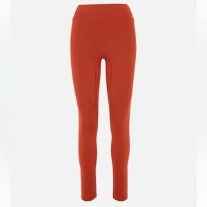 All Access center stage leggings in terracotta
